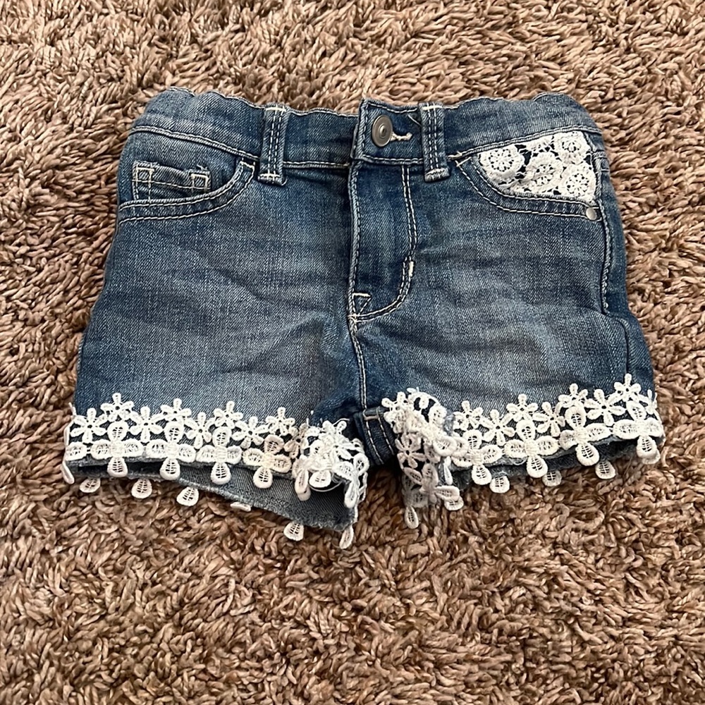 Denim shorts